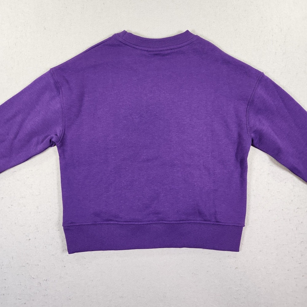 New Era Girls Size 7/8 Baltimore Ravens Purple Sequins Flip Sweatshirt NWT - Picture 8 of 8